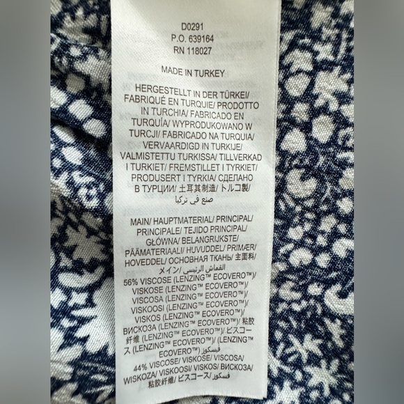 Boden Tiered Dress Size 12R - Picture 6 of 8